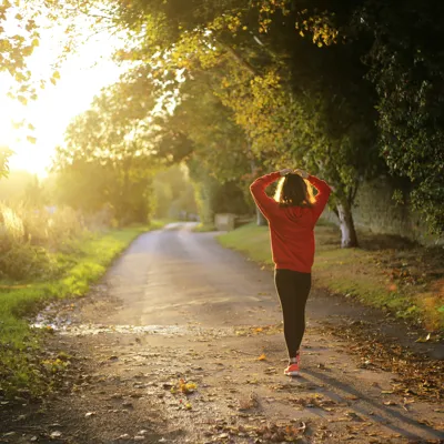 person out running